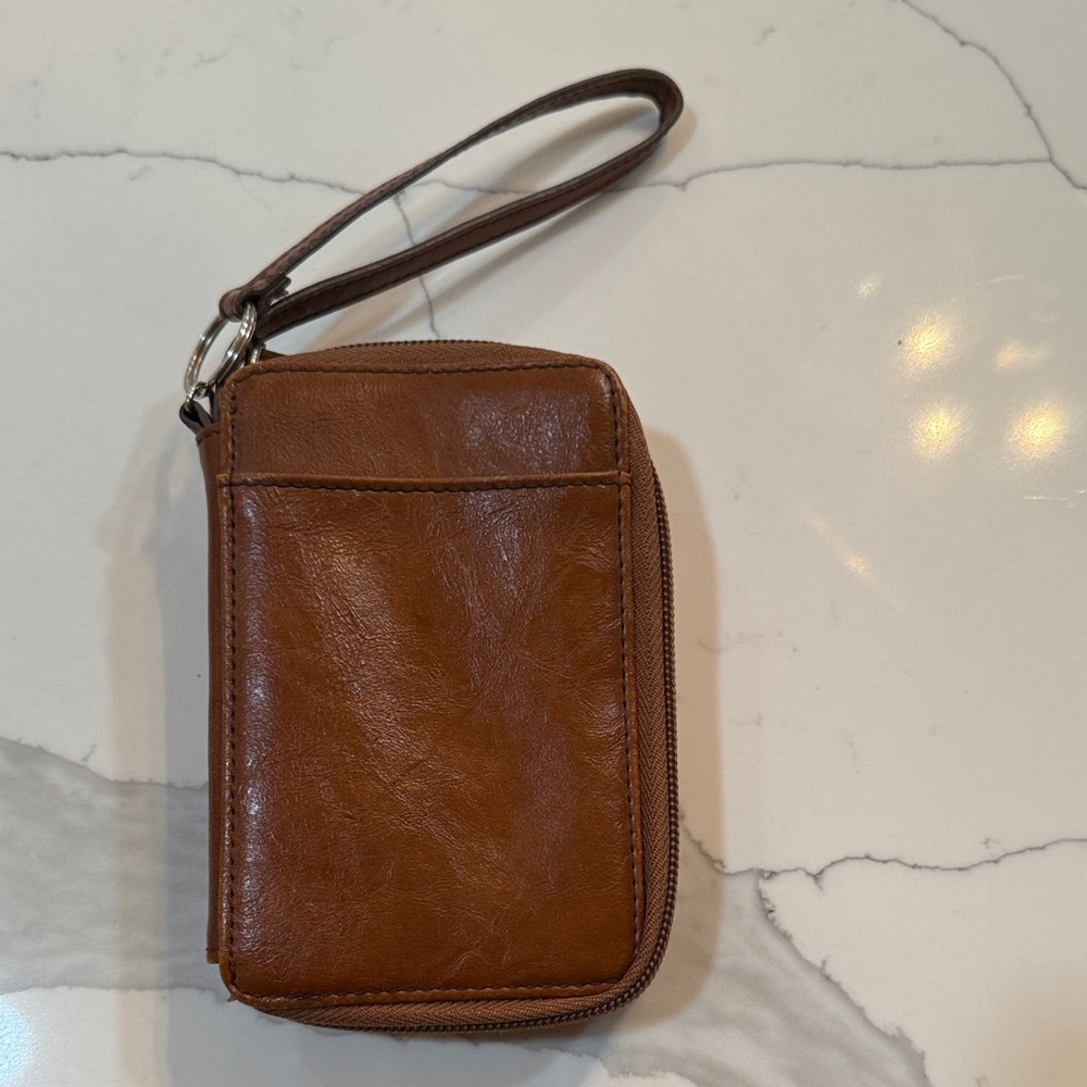 Relic Brown Leather Wristlet - Picture 2 of 3